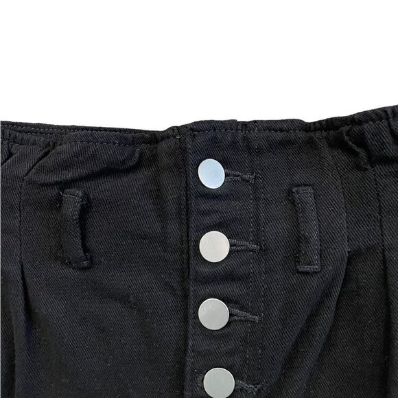 BOHME High Rise Black Shorts Size Medium - Picture 3 of 4